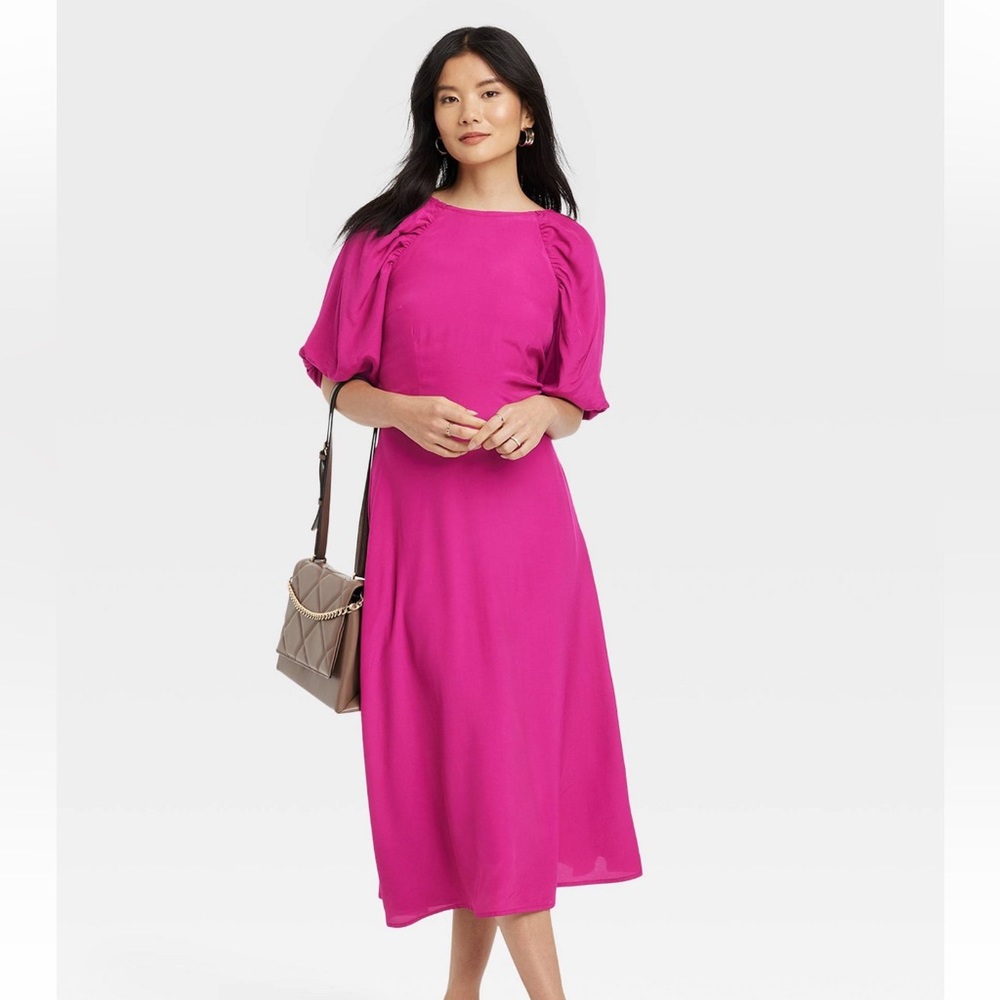 NWT Women’s Puff Short Sleeve Dress